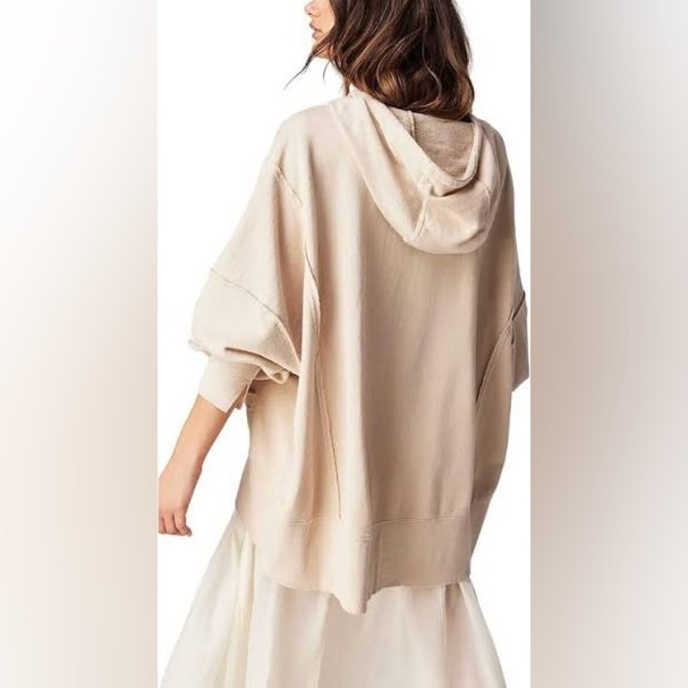 Free People We The Free Camden Zip Up Oversized Relaxed Fit Hoodie ~ NWOT - Picture 6 of 6